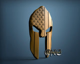 Helmet USA, 3D STL Model 15433