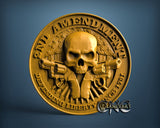 2nd Amendment, 3D STL Model 15436