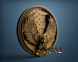 USA Eagle, 3D STL Model 15437