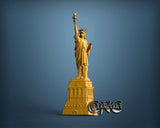 The Statue of Liberty, 3D STL Model 15440