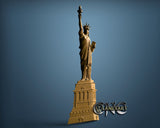 The Statue of Liberty, 3D STL Model 15440