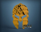 American Masonic Helmet, 3D STL Model 15443