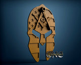American Masonic Helmet, 3D STL Model 15443