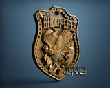 USA Biker Life Eagle, 3D STL Model 15449