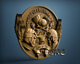 Biker USA Skull, 3D STL Model 15450