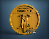Motorcycle, 3D STL Model 15459