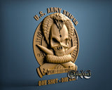 USA Army Sniper, 3D STL Model 15461