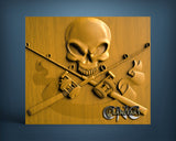 Fisherman Skull, 3D STL Model 15471