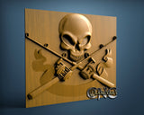 Fisherman Skull, 3D STL Model 15471