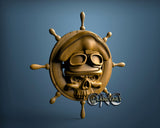 Anchor Skull, 3D STL Model 15472