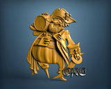 Funny Pirate, 3D STL Model 15477