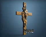Cross Grappe, 3D STL Model 15487