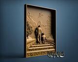 Father and Son, 3D STL Model 15498