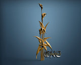 Calla Flowers, 3D STL Model 15508