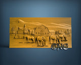 Horses Farm, 3D STL Model 15523