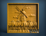 Windmill, 3D STL Model 15524