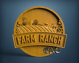 Farm Ranch, 3D STL Model, 15525
