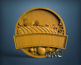 Farm Table Empty, 3D STL Model 15529