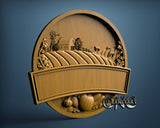Farm Table Empty, 3D STL Model 15529