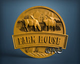 Farm House, 3D STL Model 15532