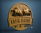 Farm House, 3D STL Model 15532