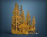 Cabin, 3D STL Model 15537