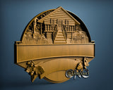 Cabine Table Sign, 3D STL Model