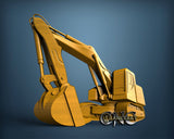 Excavator, 3D STL Model 15581
