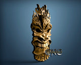 Tiki Mask, 3D STL Model 15588