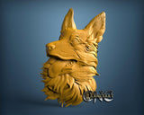 Shepherd Dog, 3D STL Model 15592