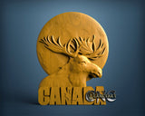 Canada Raindeer, 3D STL Model 15599