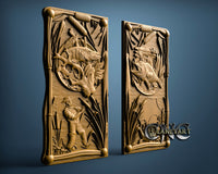 Fishing (Backgammon), 3D STL Model 4505