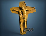 Christ on the Cross, 3D STL Model 4860