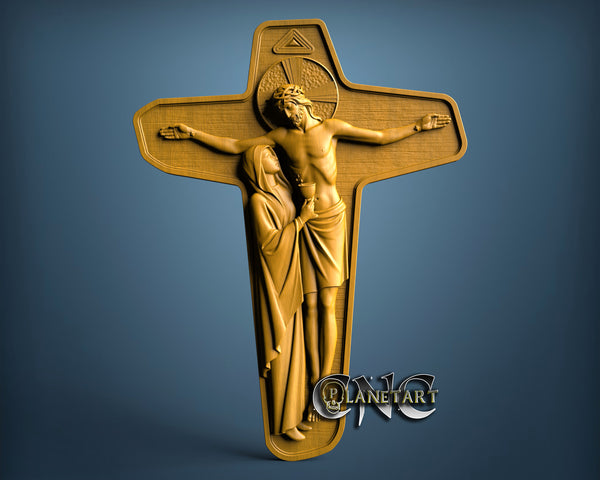 Christ on the Cross, 3D STL Model 4860