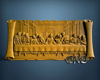 The Last Supper, 3D STL Model 4861