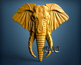 Elephant,  3D STL Model 6273