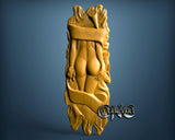 Nude Girl, 3D STL Model 6658