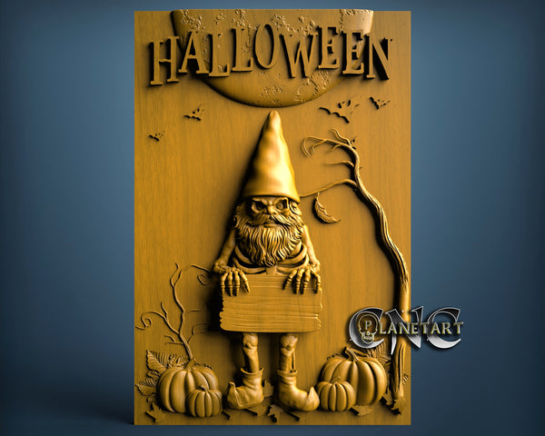 Gnome Halloween, 3D STL Model 7049