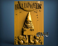 Halloween Gnome, 3D STL Model 7050