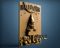 Halloween Gnome, 3D STL Model 7050