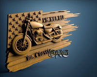 I'm Not Old - I'm Classic Bikers, 3D STL Model 7094