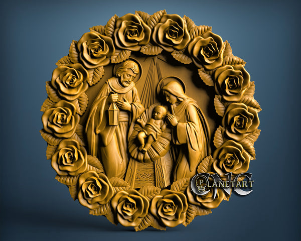 Birth of Christ, 3D STL Model 7140