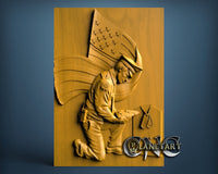 USA Memorial, 3D STL Model 7210