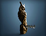 Owl, 3D STL Model 0382