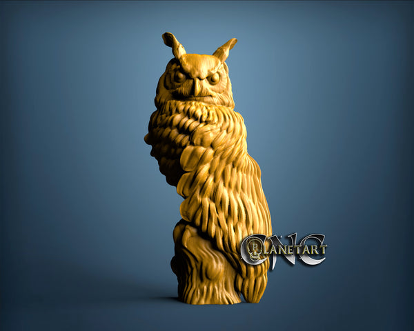 Owl, 3D STL Model 0414