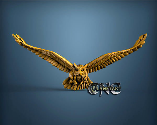 Owl, 3D STL Model 0415