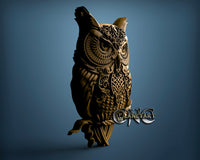 Owl, 3D STL Model 0416