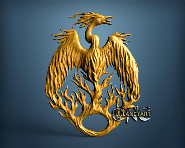 Phoenix, 3D STL Model 0427