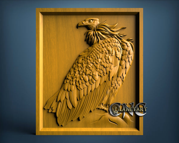 Eagle, 3D STL Model 0437