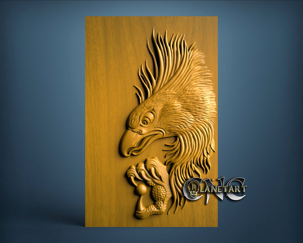 Eagle, 3D STL Model 0443